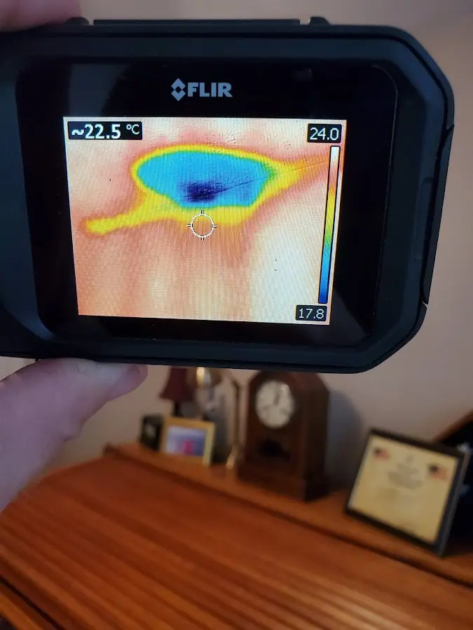 Thermal imaging inspection for water damage in Carlsbad